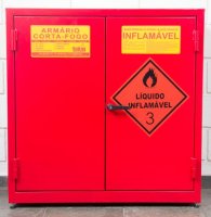 ARMÁRIO CORTA CHAMA PARA INFLAMÁVEIS E COMBUSTÍVEIS M212