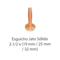 Esguicho jato sólido 2. ½”(19 mm / 25mm /32mm) – MCS74