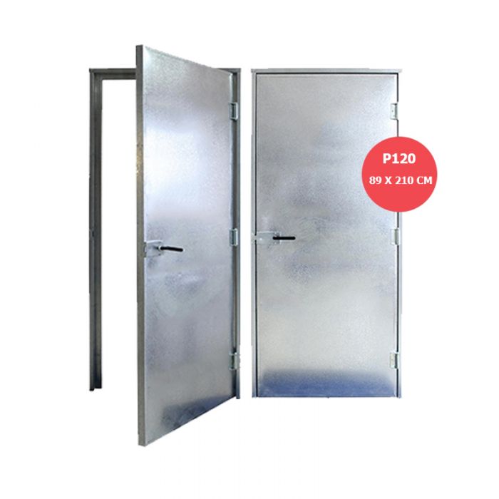 PORTA CORTA FOGO SIMPLES DE 89 X 210 CM (P120) COM KIT - MCS10