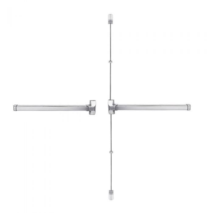 Barras Anti-Pânico – Modelo MCS2000 DI inox - TOUCH BAR para portas de 2 folhas ( dupla) MCS29