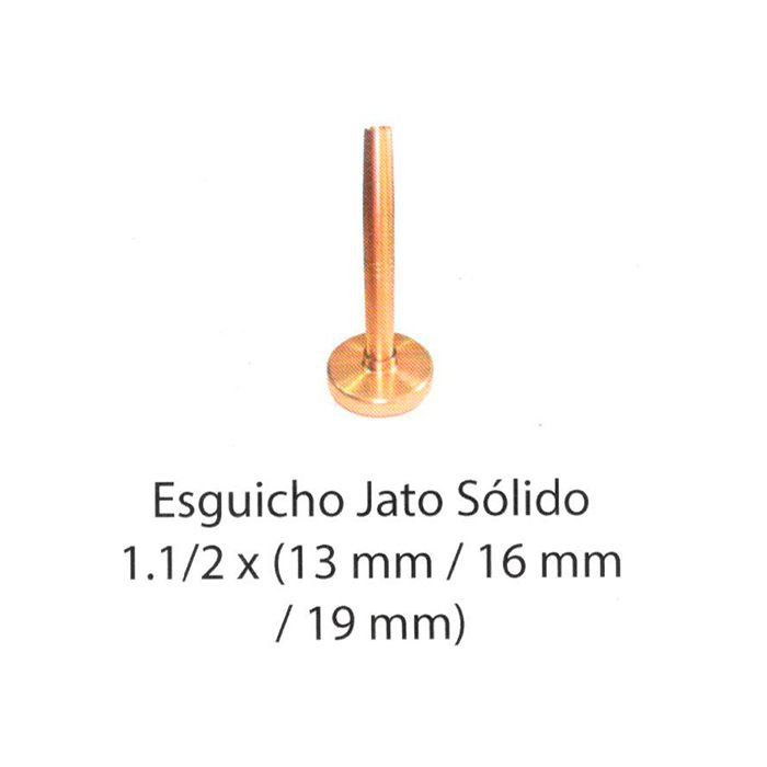 Esguicho jato sólido 1. ½”(13 mm / 16mm /19mm) – MCS73