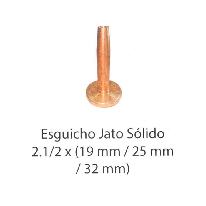 Esguicho jato sólido 2. ½”(19 mm / 25mm /32mm) – MCS74