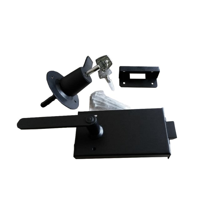 FECHADURA TRINCO SOBREPOR COM CHAVE TETRA INVERTIDA / MODELO EMPURRE - MCS47